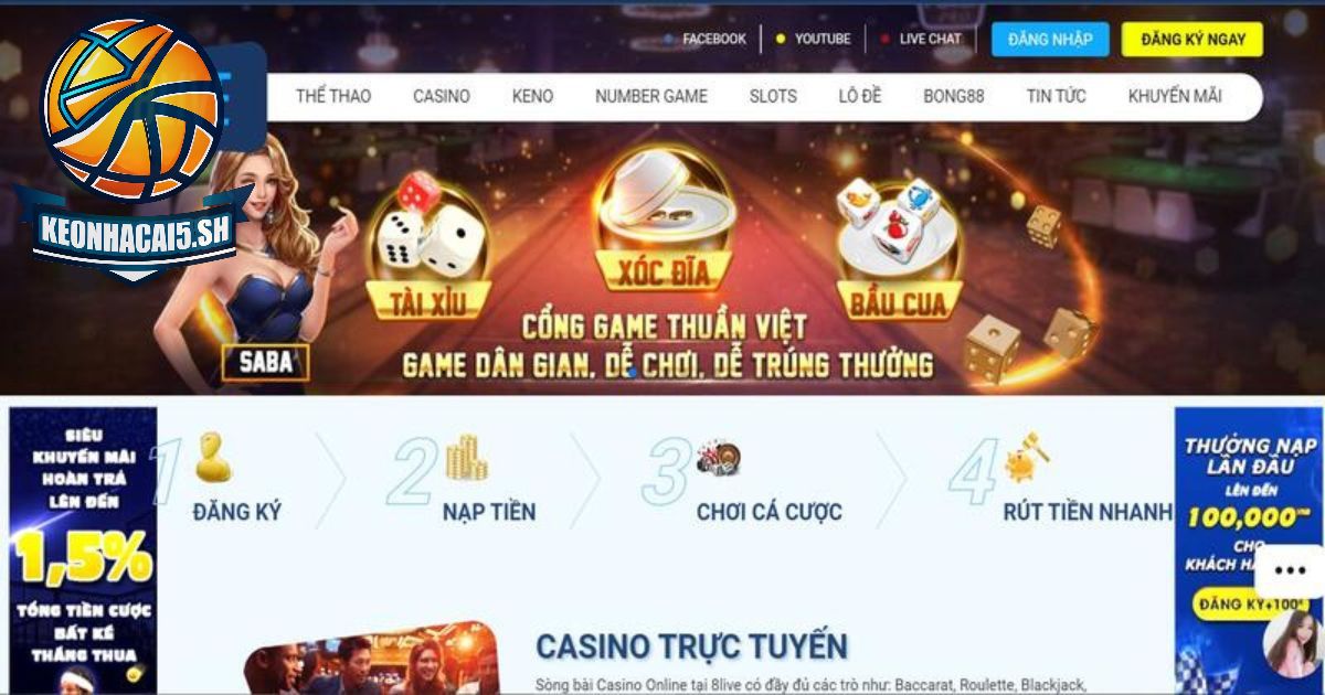 Đánh giá điểm mạnh của nhà cái cá cược 8Live