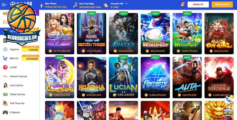 One88 đã gây dựng được kho game cá cược đỉnh nhất hiện nay