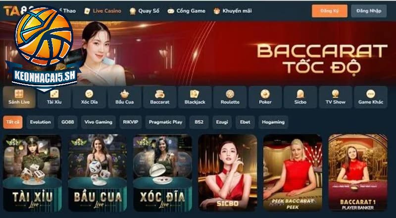 Cá cược Casino tại Ta88