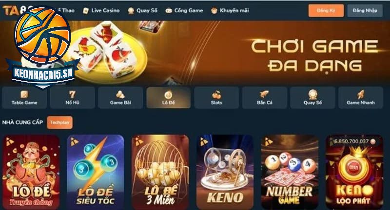 Bạn cũng có thể chơi lô đề online tại Ta88