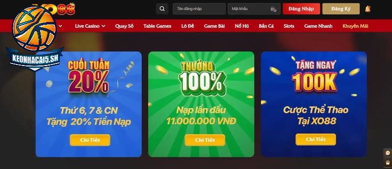Khuyến mãi độc quyền hấp dẫn hàng tuần tại nhà cái Xo88